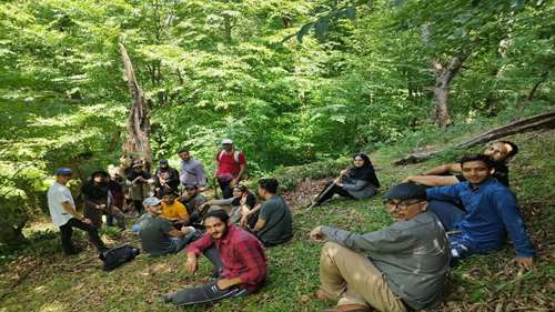  بازدید علمی دانشجویان دانشکده کویرشناسی از جنگل های مازندران